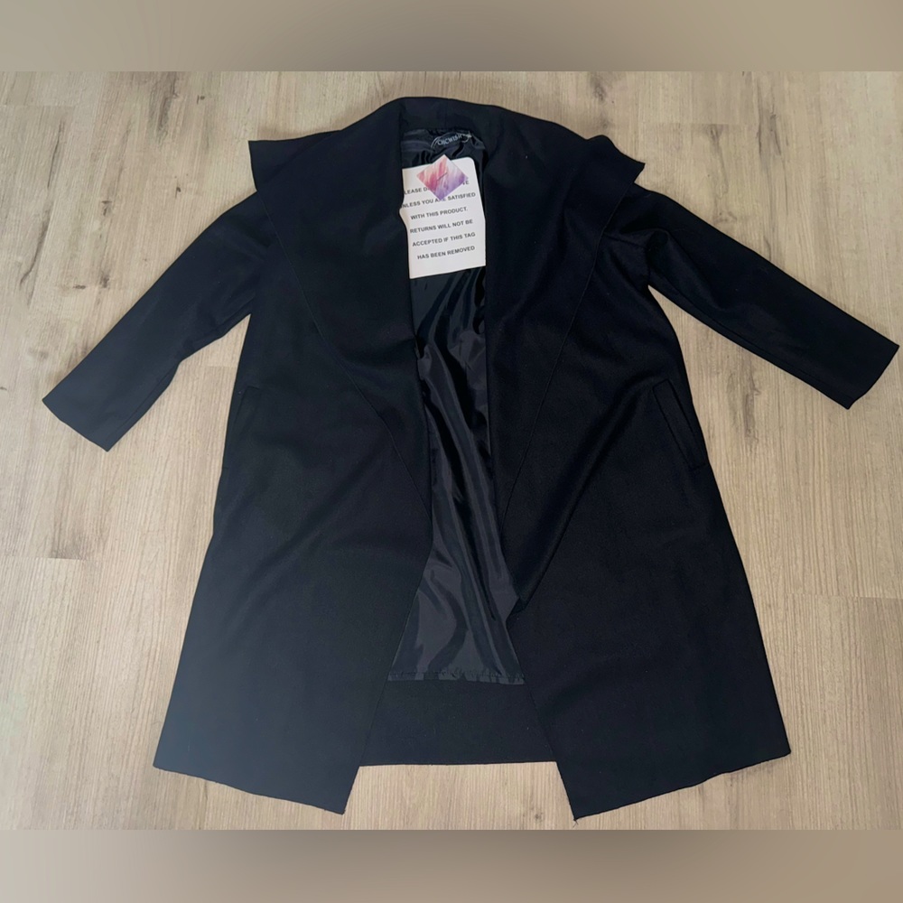 Black, XL Coat